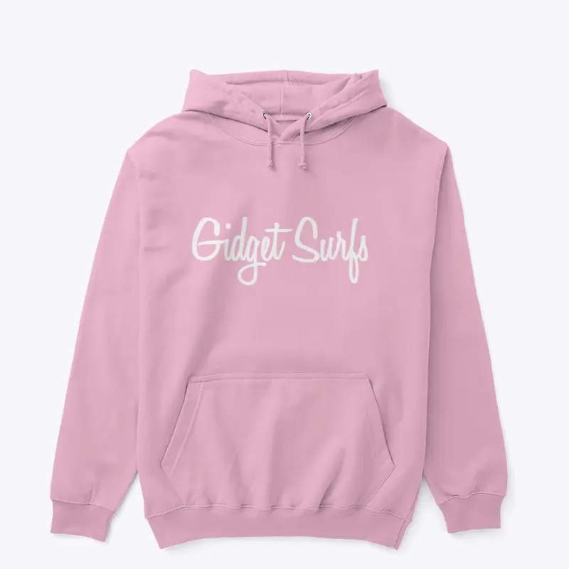 Pink Hoodie by Gidget Surfs